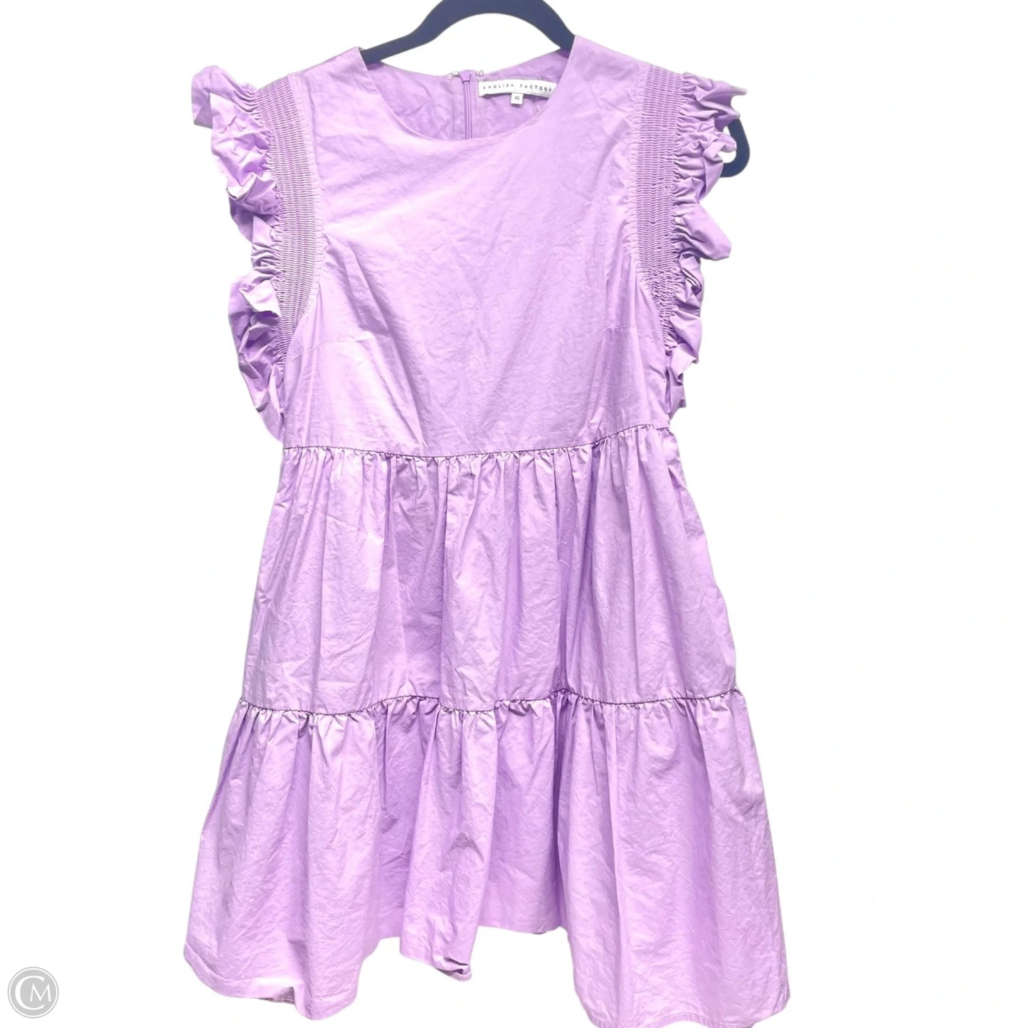 Dress Casual Short By English Factory In Purple, Size: Xs