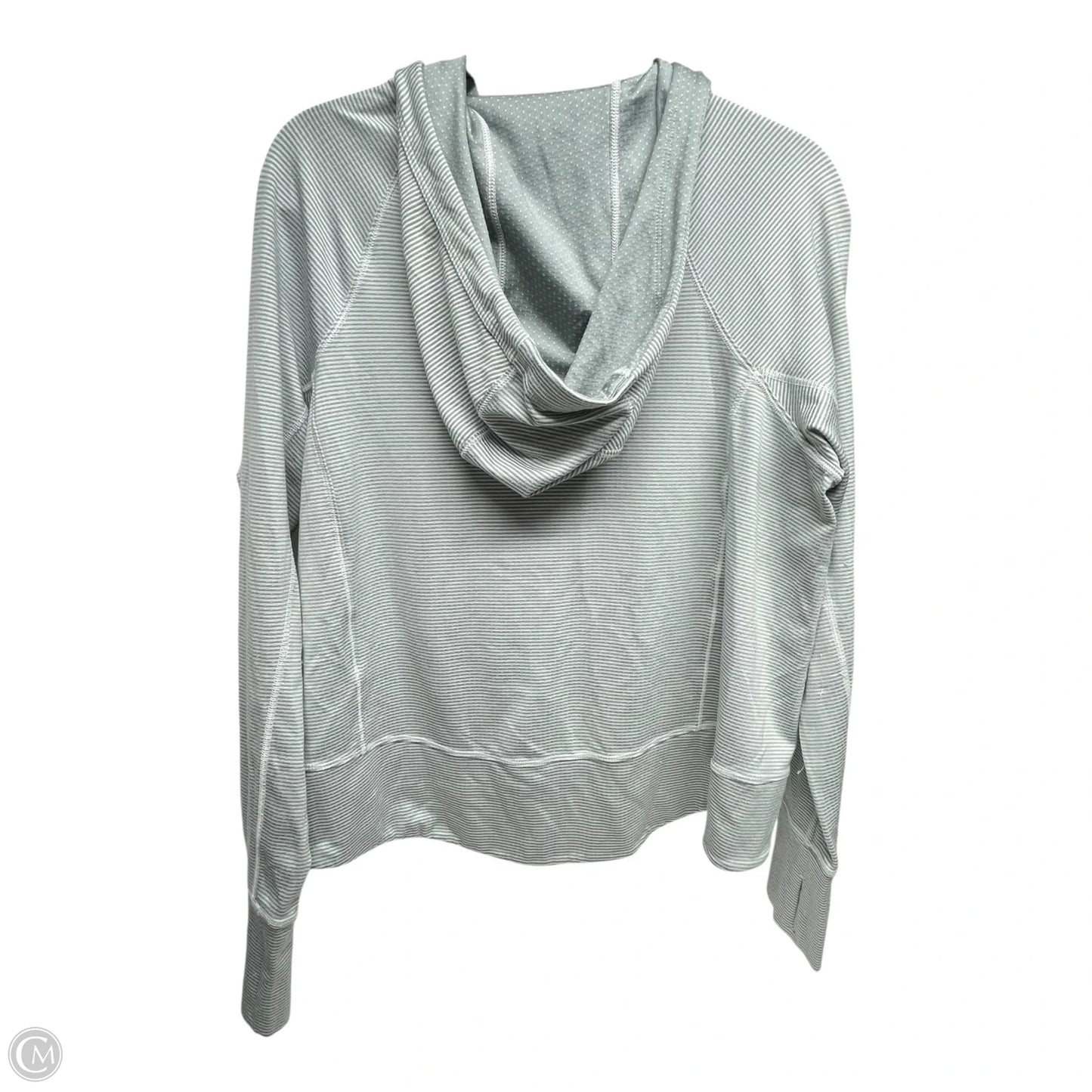 Athletic Sweatshirt Hoodie By Athleta In Grey, Size: L