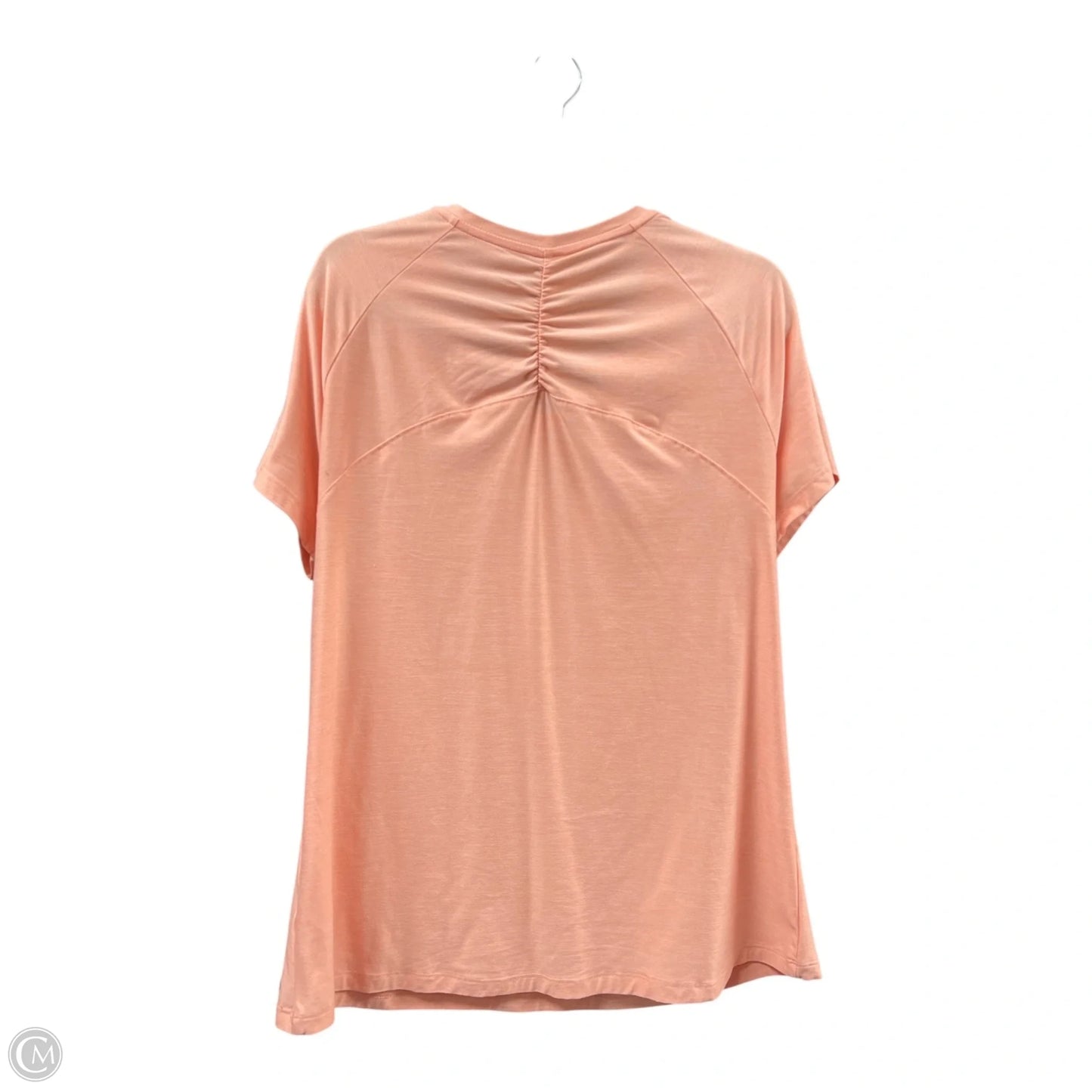 Top Short Sleeve By layers - In Peach, Size: Xl