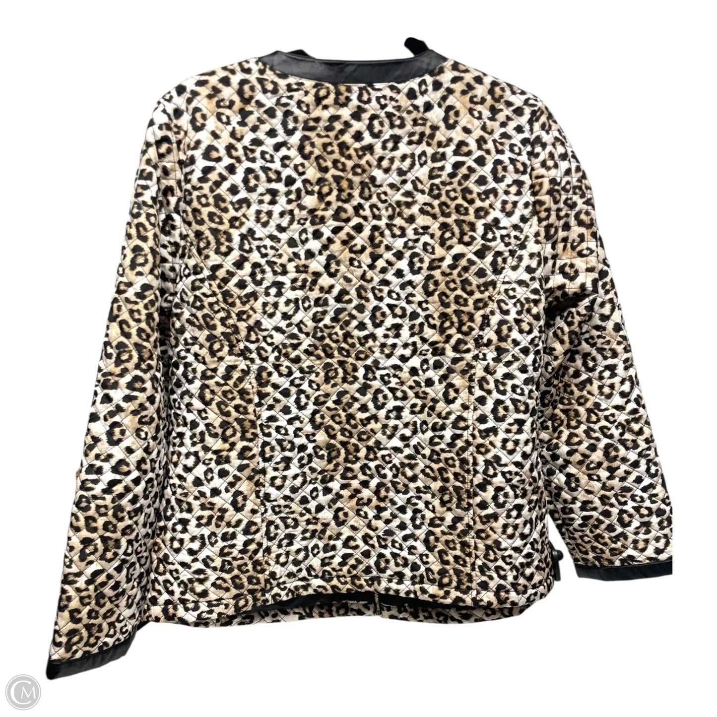 Jacket Other By Chicos In Animal Print, Size: M