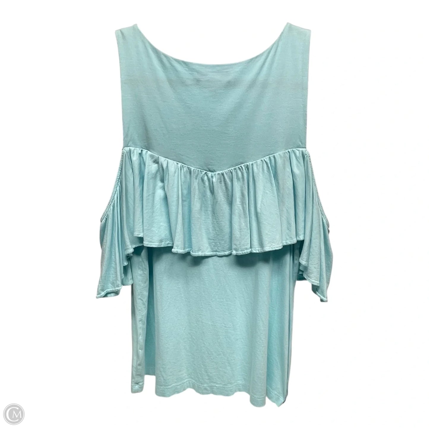 Top Short Sleeve Designer By Lilly Pulitzer In Blue, Size: M