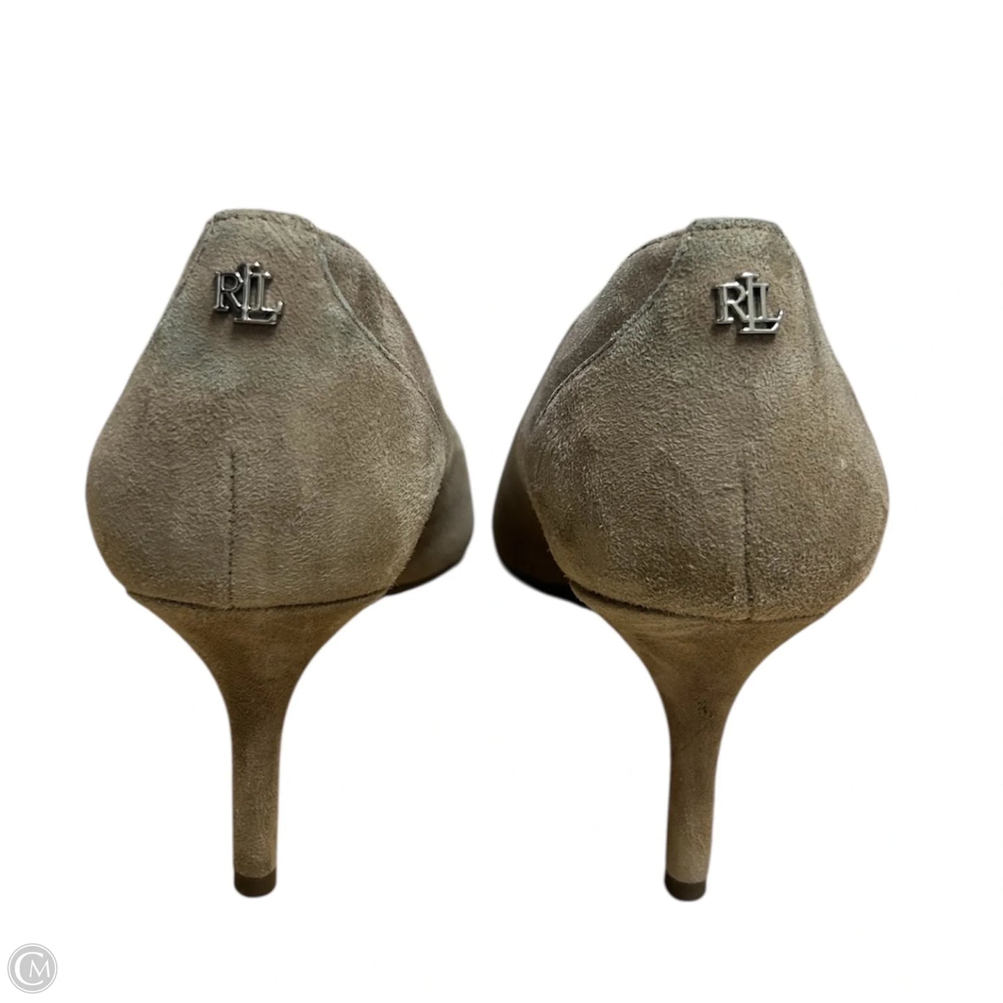 Shoes Heels Kitten By Lauren By Ralph Lauren In Taupe, Size: 8