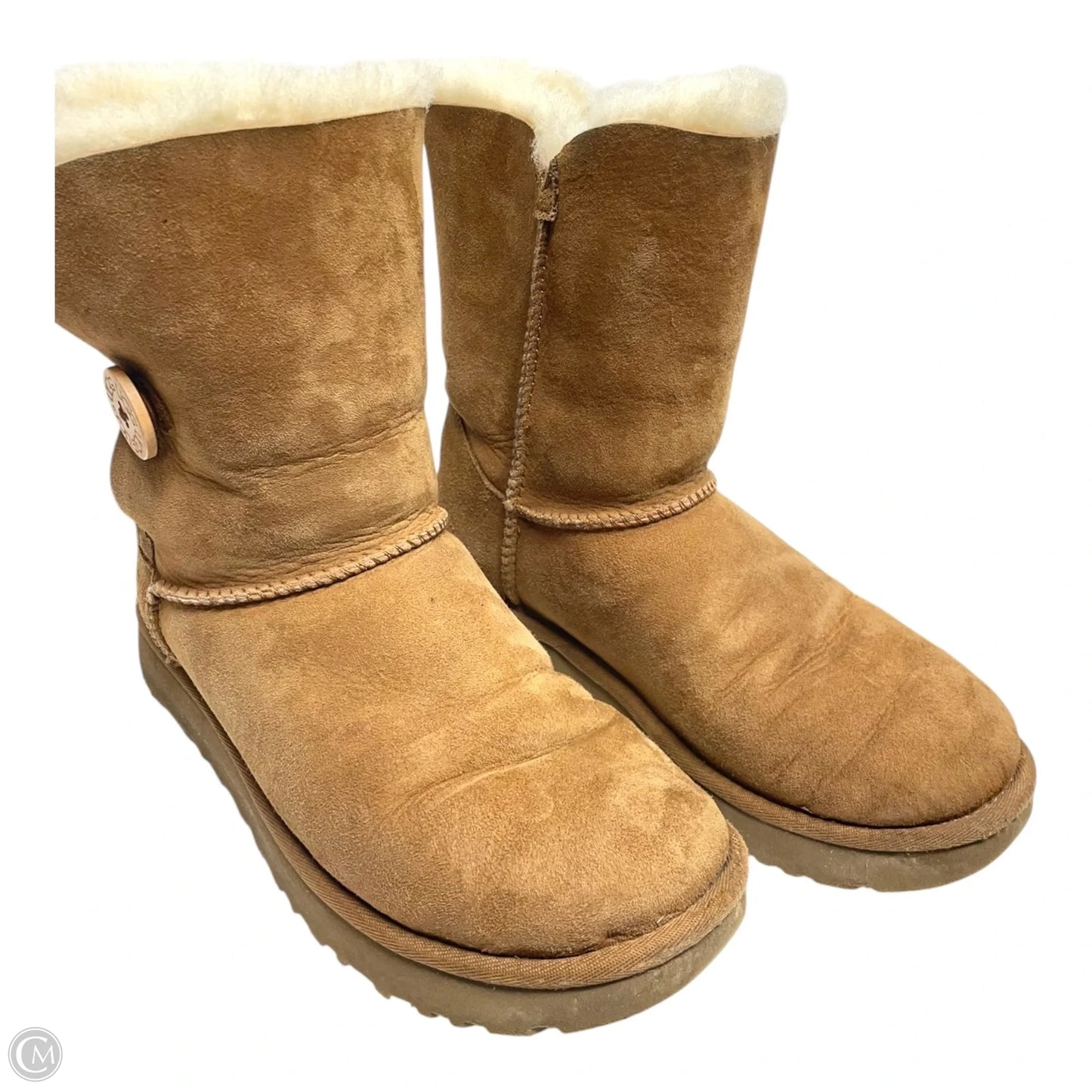 Boots Designer By Ugg In Tan, Size: 8