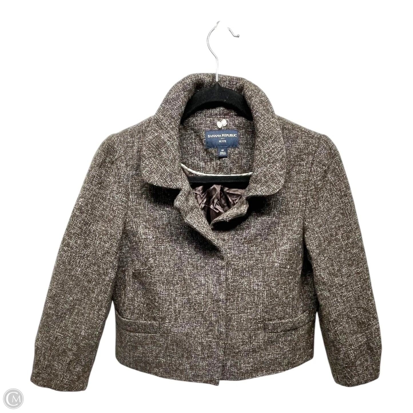 Blazer By Banana Republic In Brown, Size: 4p