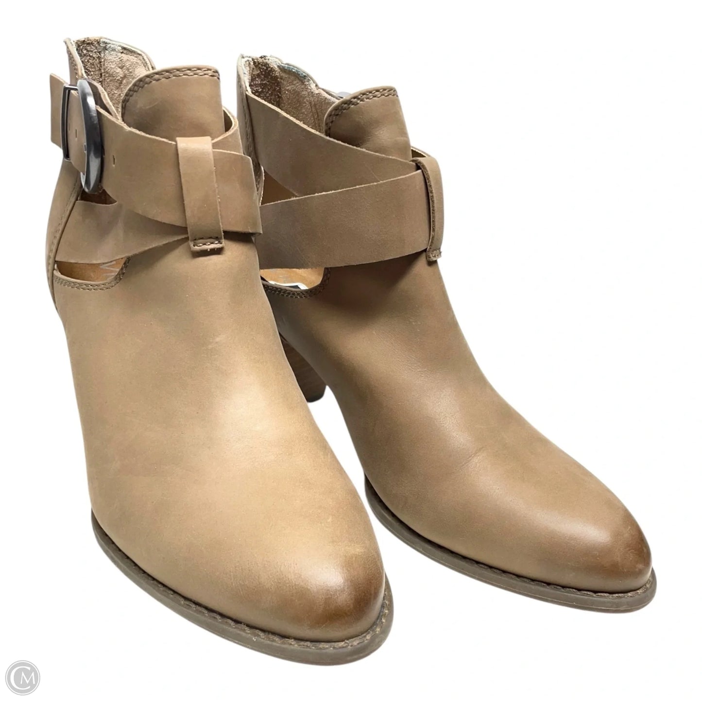 Boots Ankle Heels By Vionic In Beige, Size: 9.5