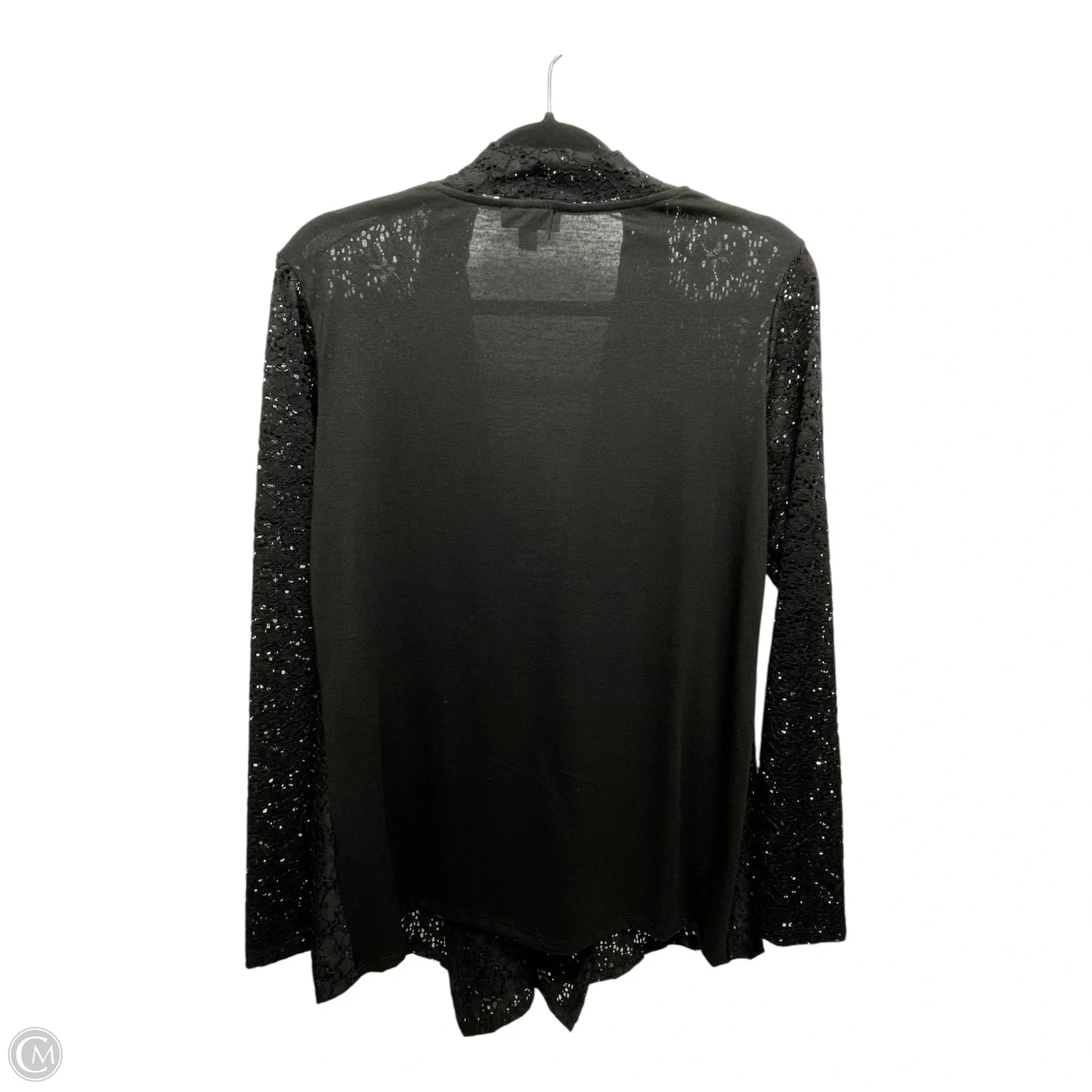 Cardigan Designer By Neiman Marcus In Black, Size: M