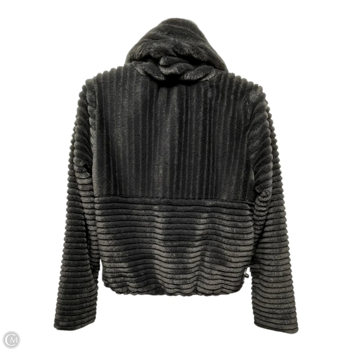 Jacket Faux Fur & Sherpa By Anthropologie In Black, Size: S