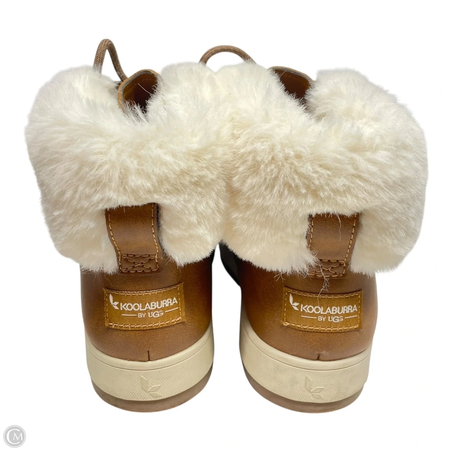 Boots Snow By Koolaburra By Ugg In Tan & White, Size: 7