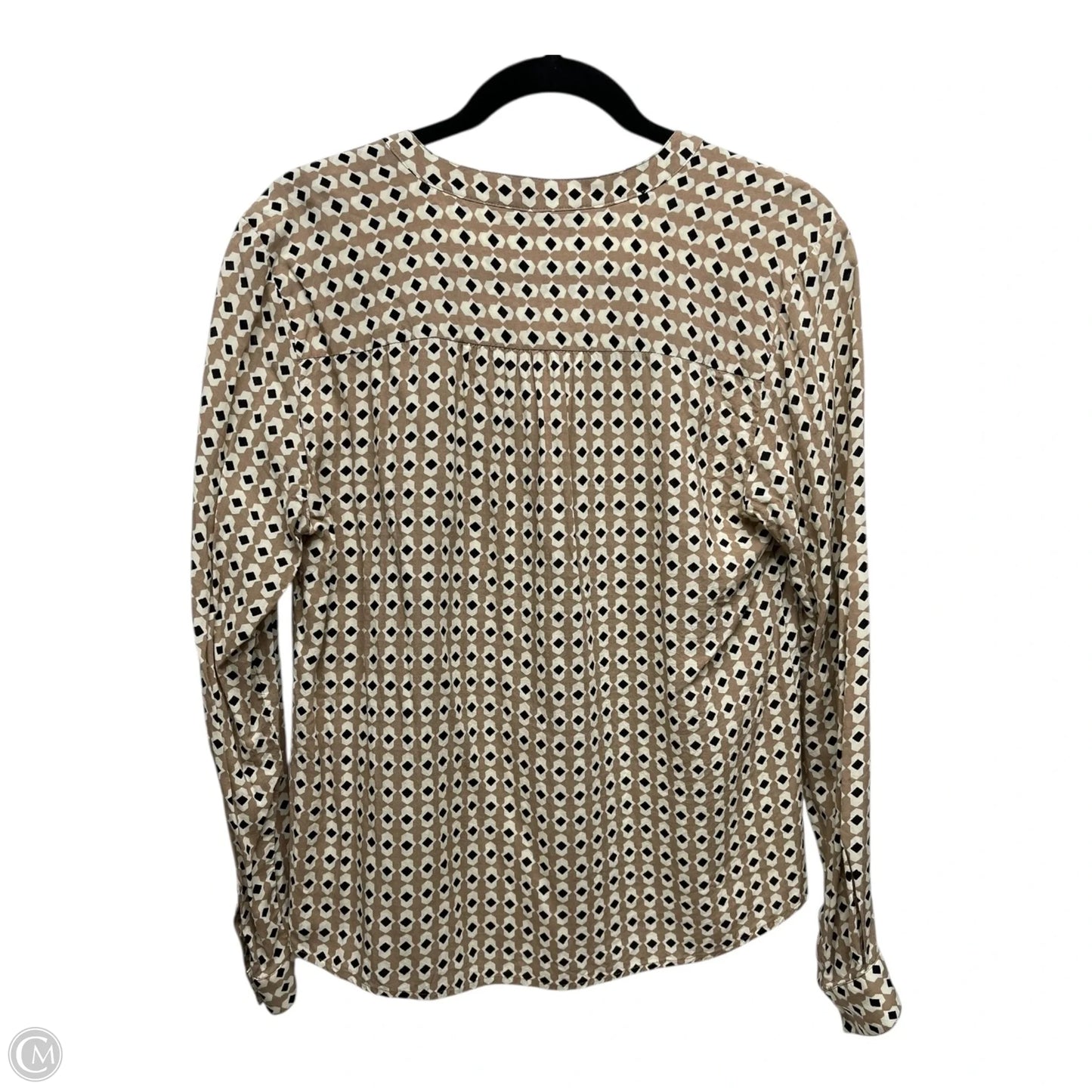 Top Short Sleeve By Loft In Multi-colored, Size: M