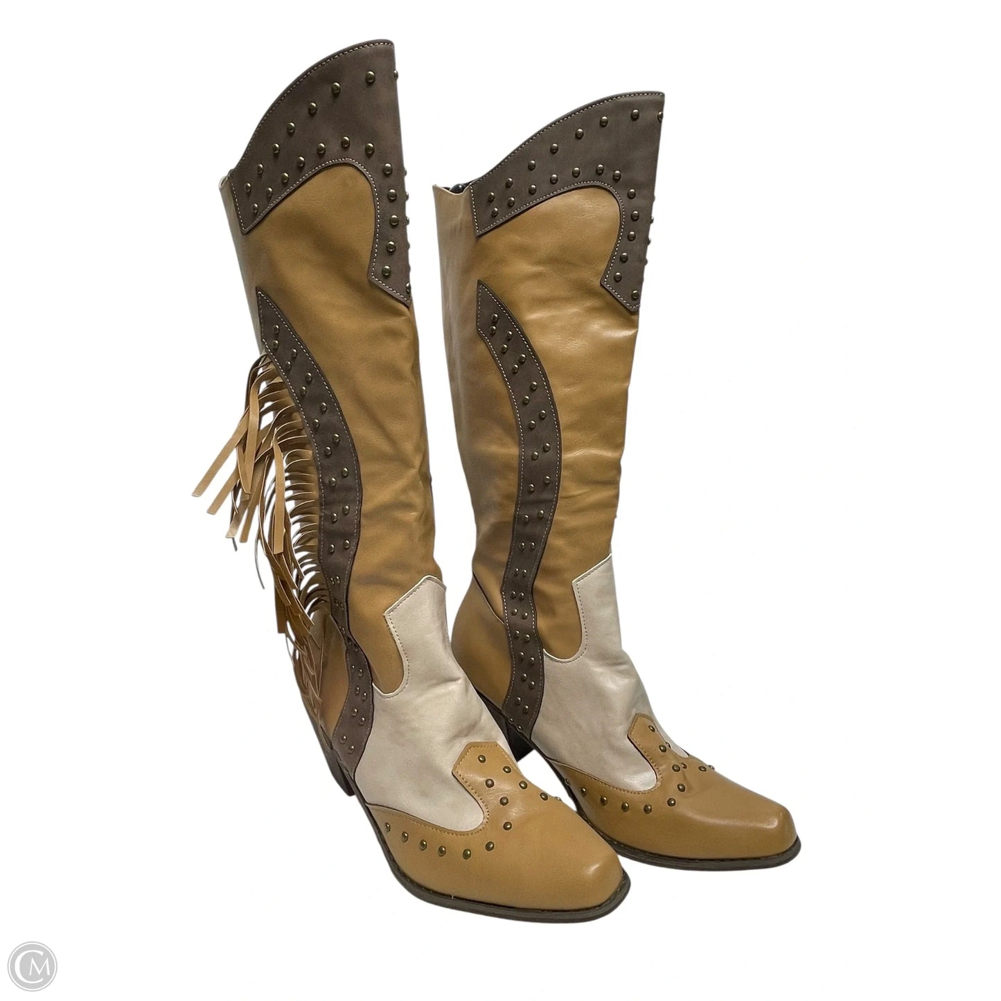 Boots Western By Clothes Mentor In Brown, Size: 10.5