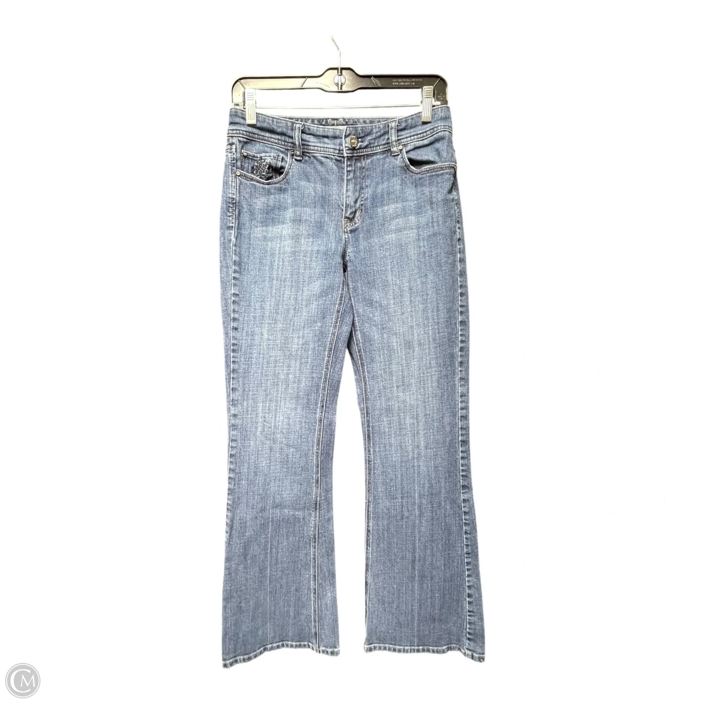 Jeans Boot Cut By White House Black Market In Blue Denim, Size: 4