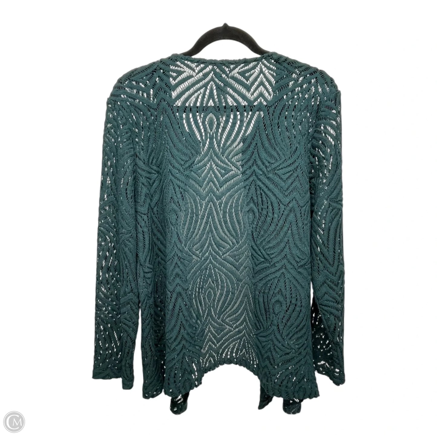 Cardigan By Chicos In Green, Size: L