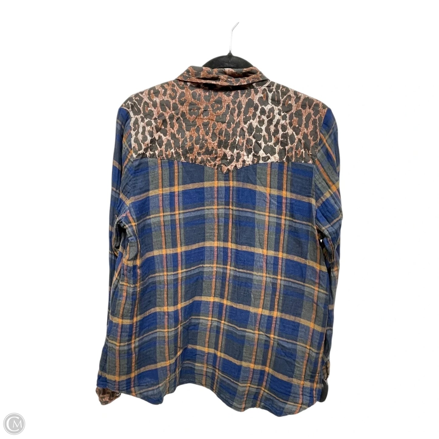 Top Long Sleeve By Johnny Was In Animal Print, Size: M