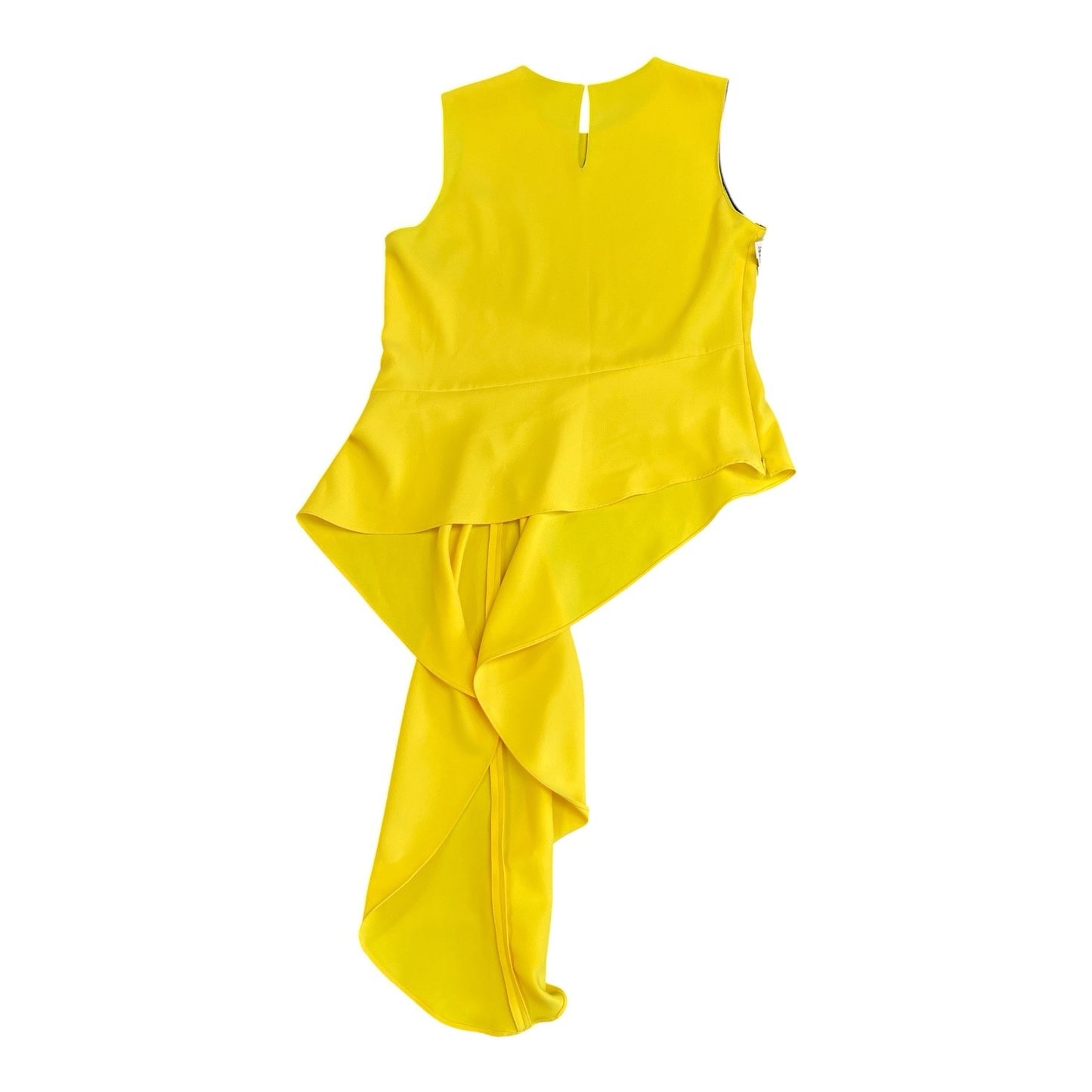 Top Sleeveless By Zara In Yellow, Size: L