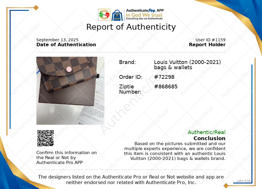 Coin Purse Luxury Designer By Louis Vuitton, Size: Small