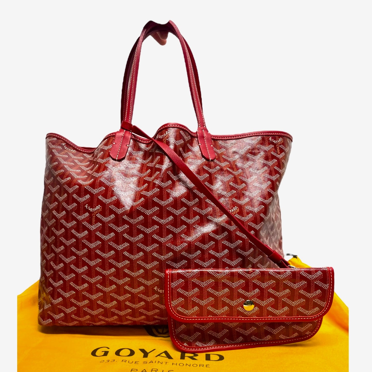 Tote Luxury Designer By Goyard, Size: Medium