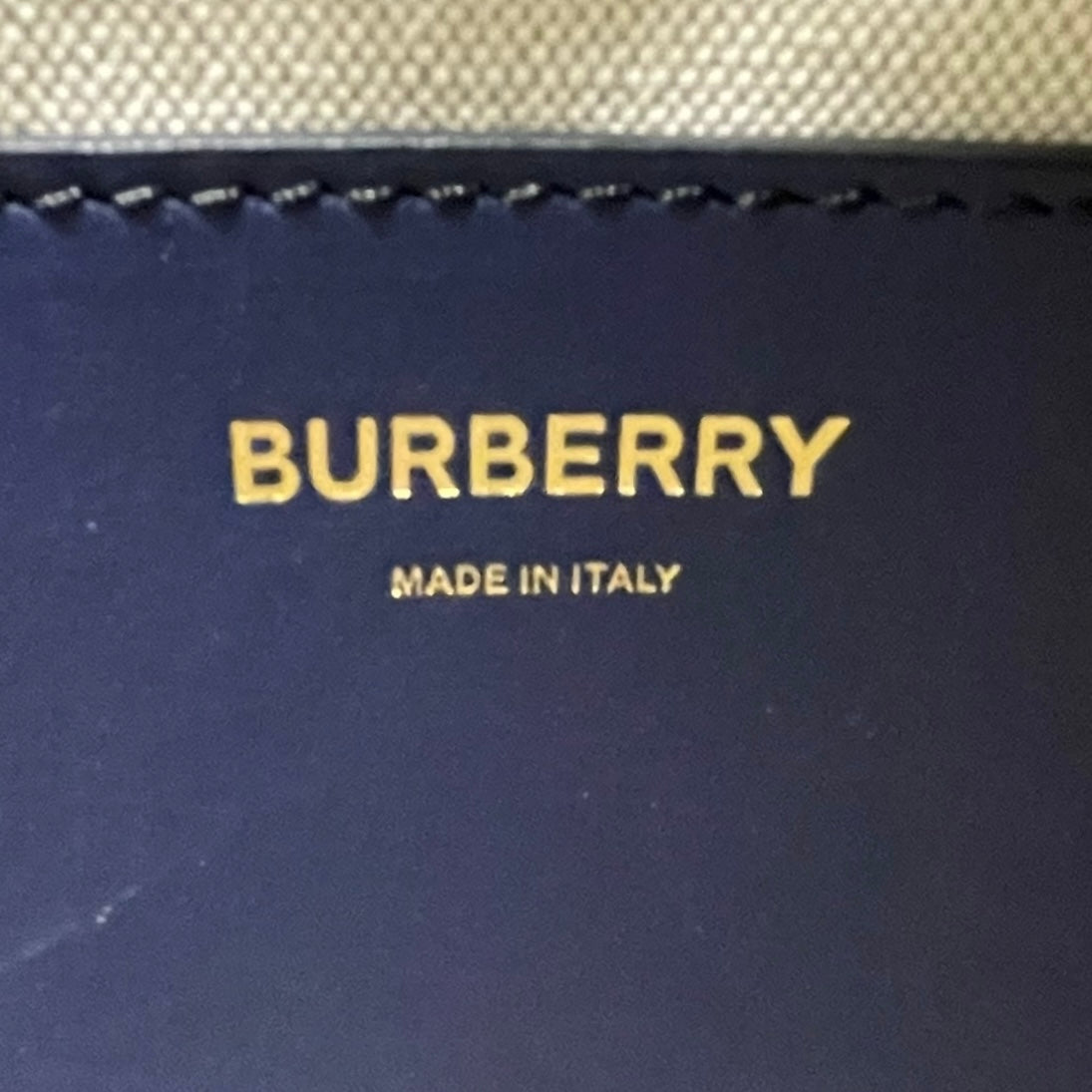 Tote Luxury Designer By Burberry, Size: Small