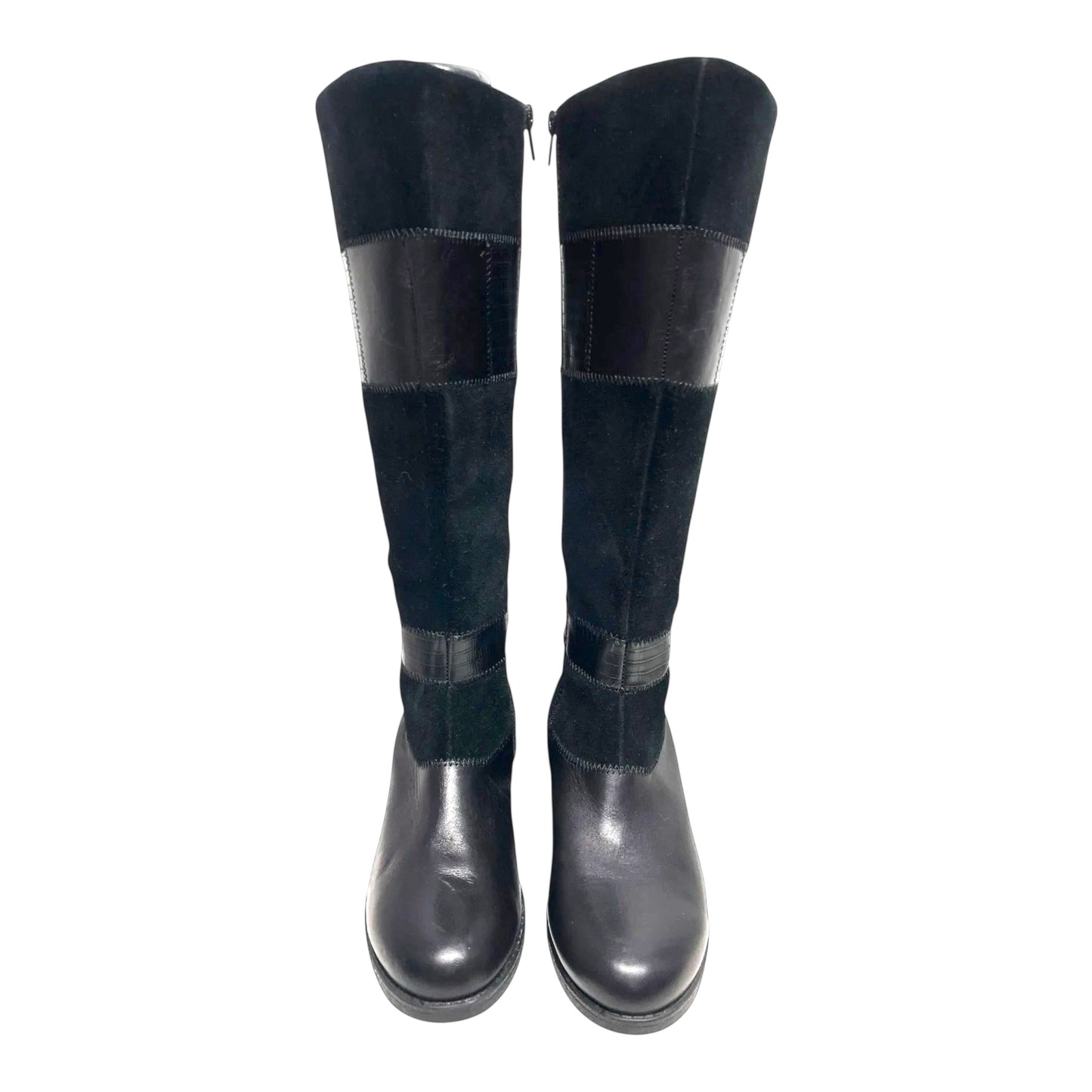 Boots Mid-calf Heels By Clarks In Black, Size: 6
