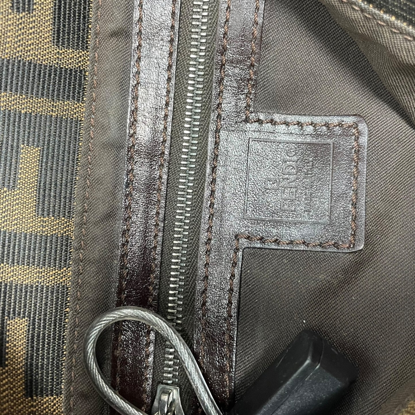 Handbag Luxury Designer By Fendi, Size: Small