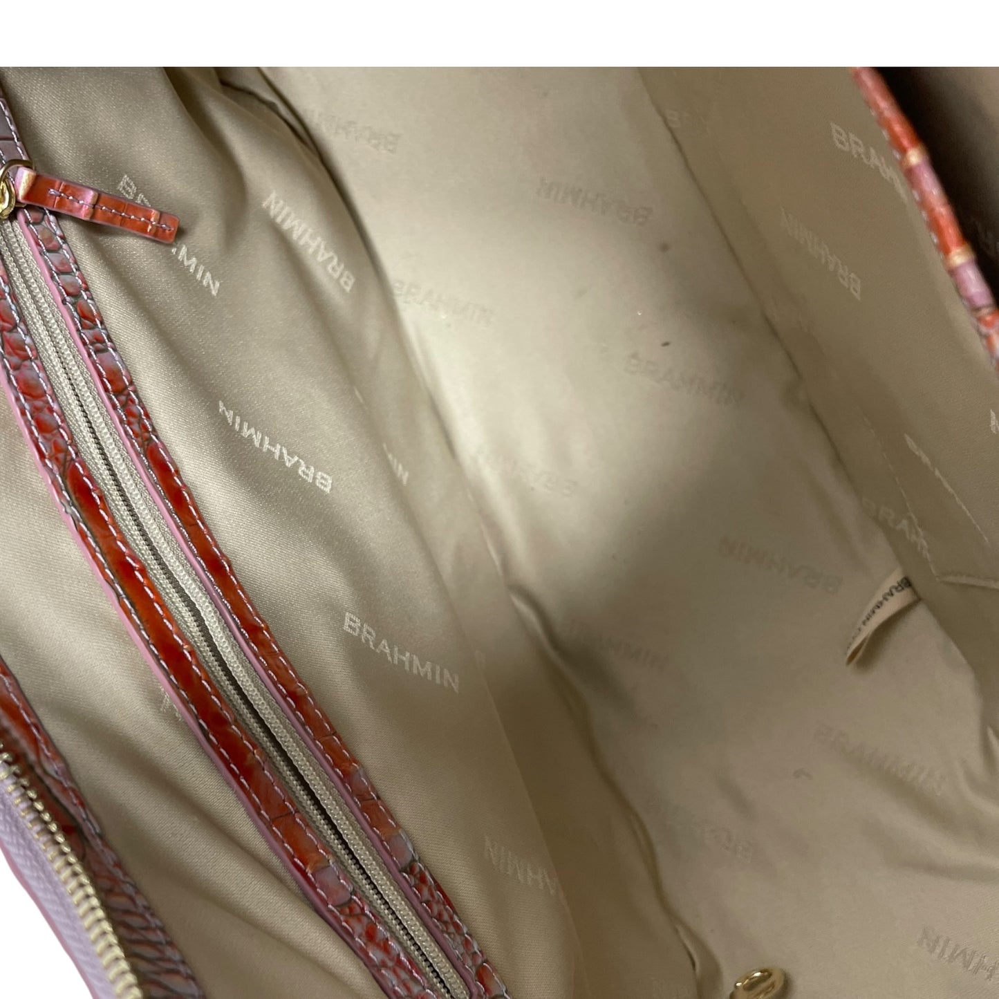 Handbag Designer By Brahmin, Size: Large