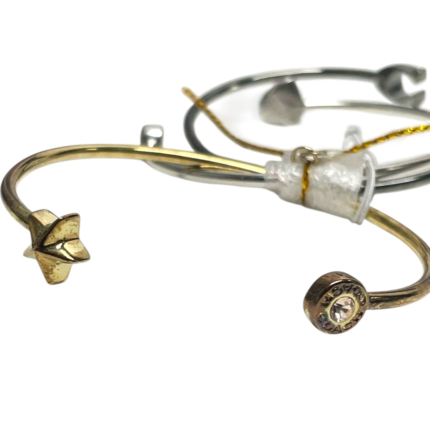 Bracelet Designer By Coach, Size: 03 Piece Set