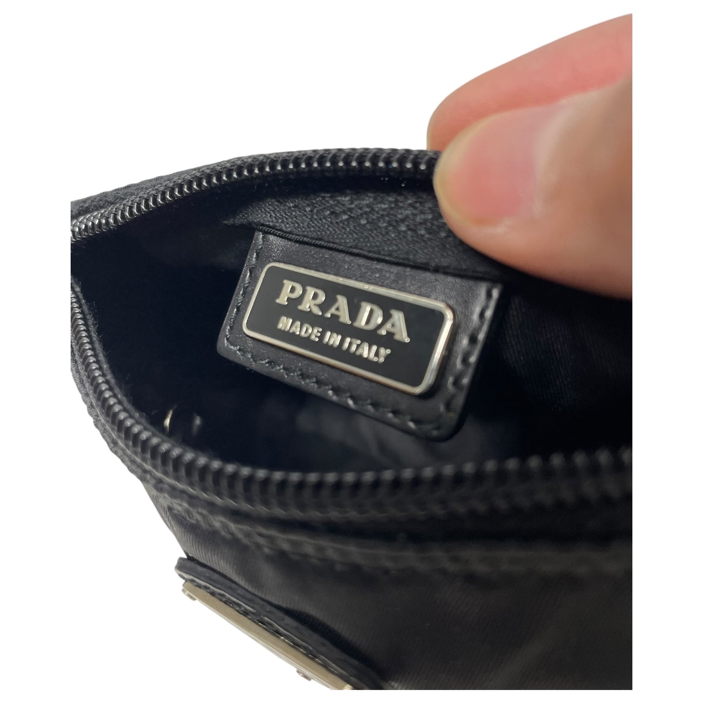 Makeup Bag Luxury Designer By Prada, Size: Small