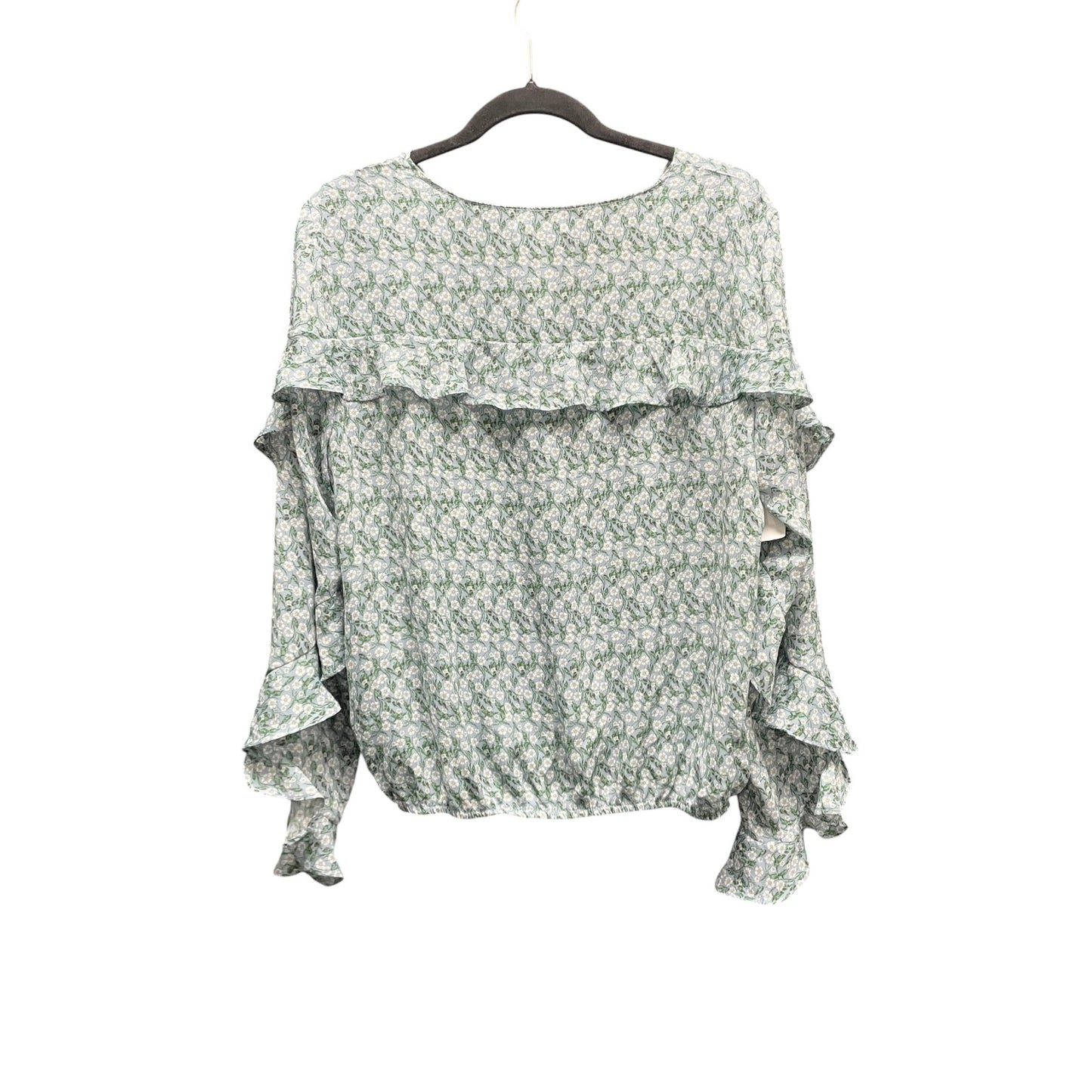 Top Long Sleeve By Max Studio In Floral Print, Size: L