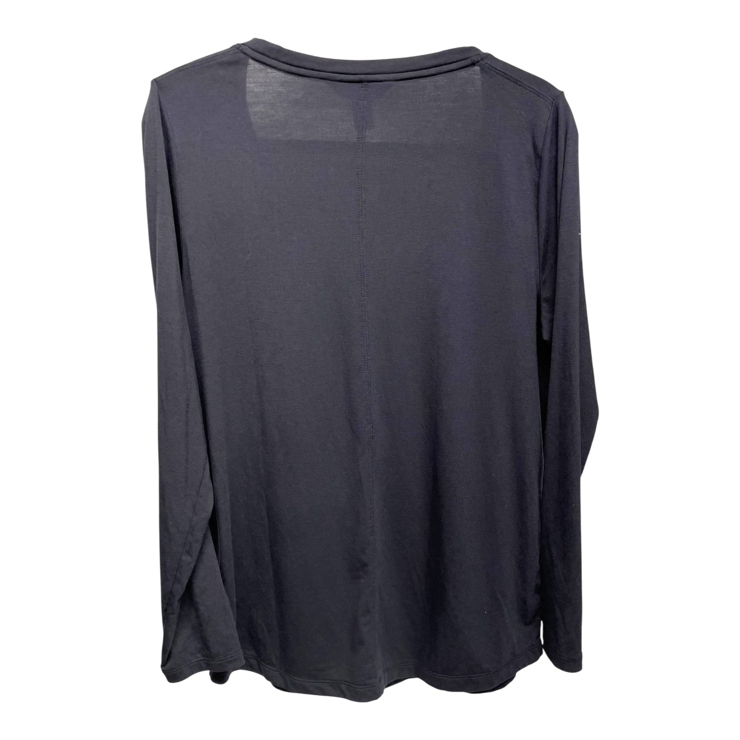 Top Long Sleeve By Athleta In Navy, Size: M