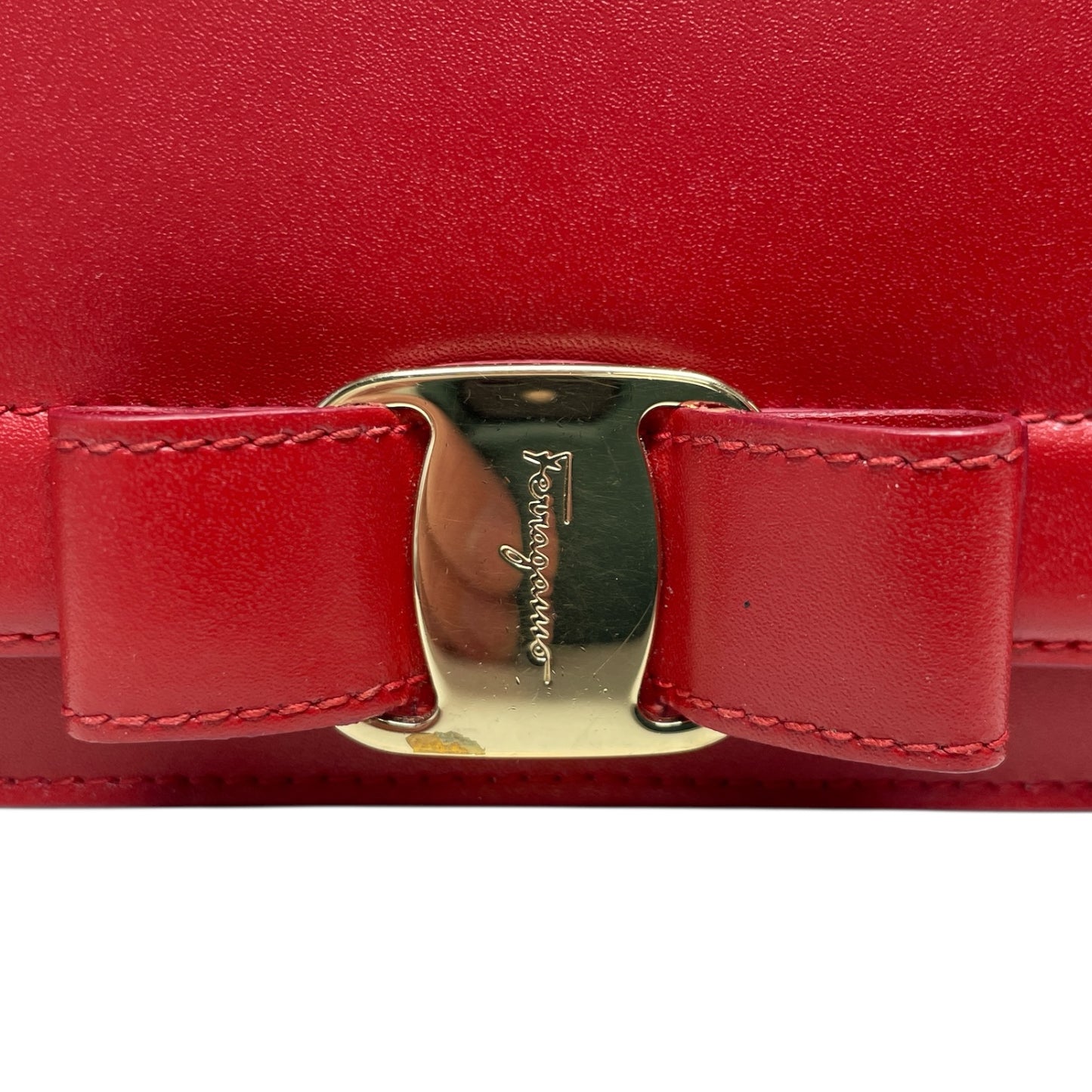 Handbag Luxury Designer By Ferragamo, Size: Medium