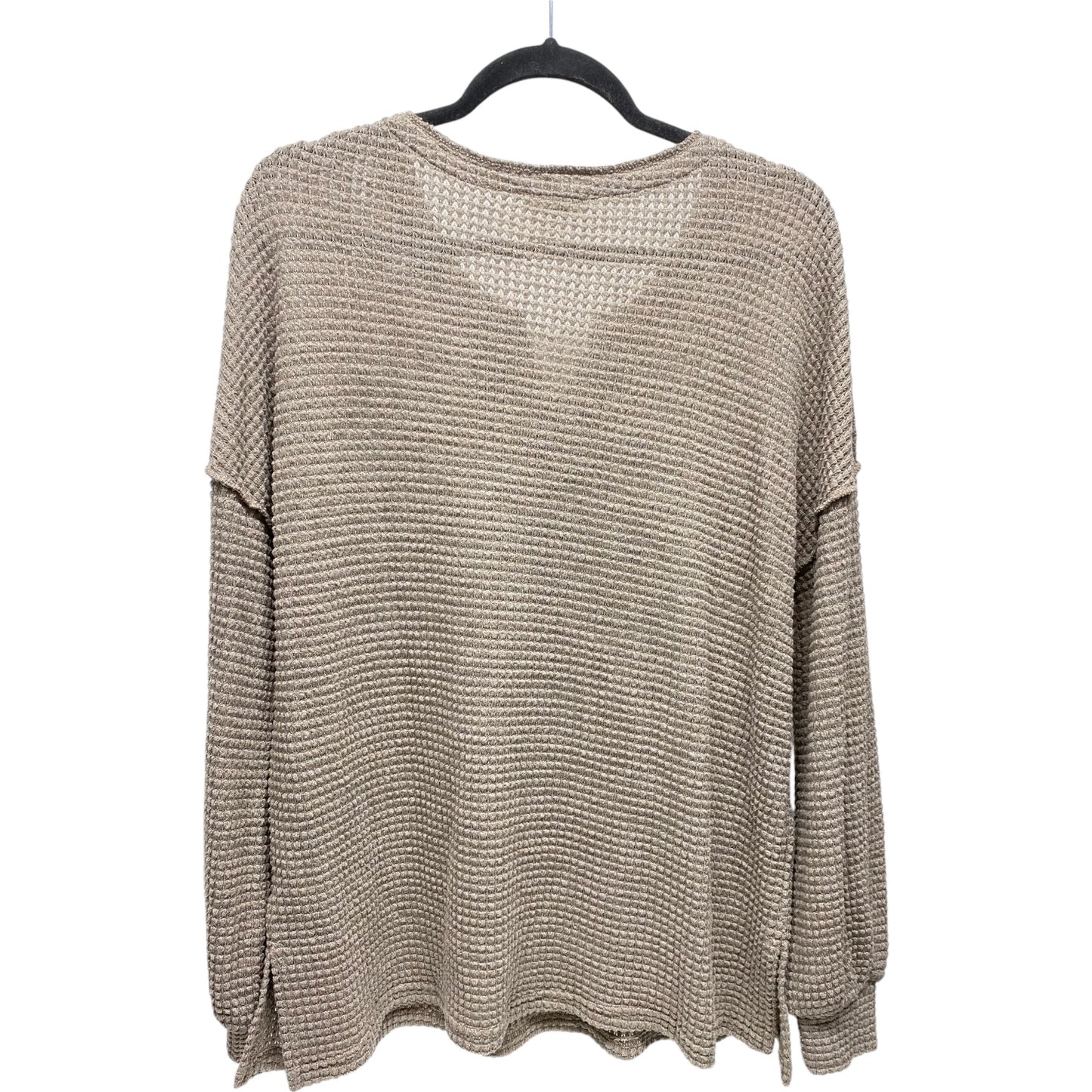 Top Long Sleeve By Clothes Mentor In Brown, Size: S