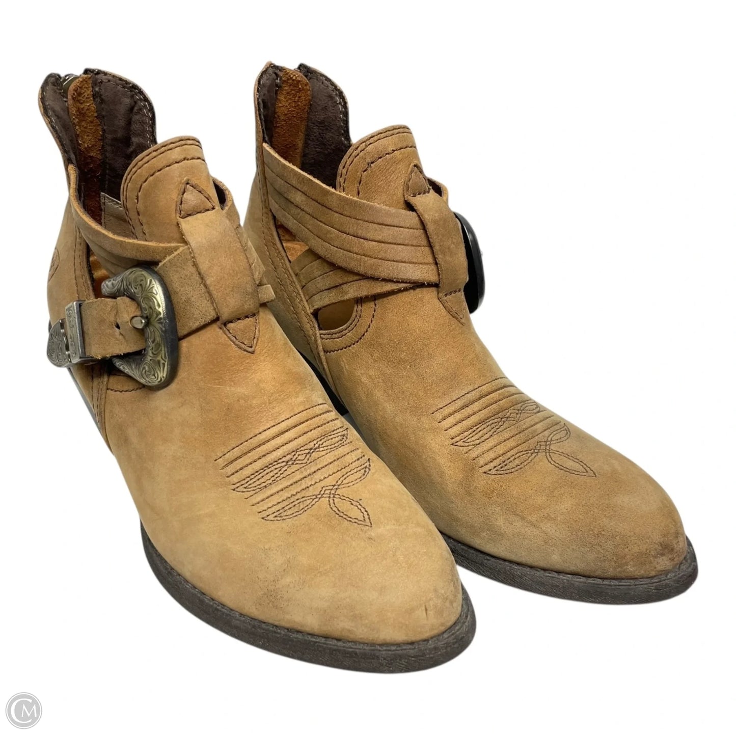 Boots Western By Ariat In Tan, Size: 6.5