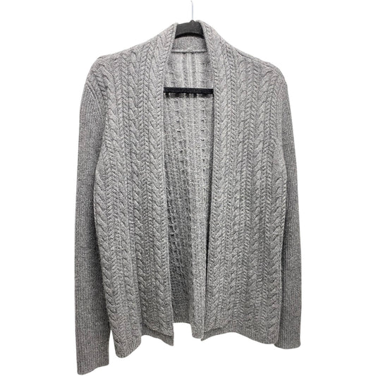 Sweater Cardigan Cashmere By Cmb In Grey, Size: M