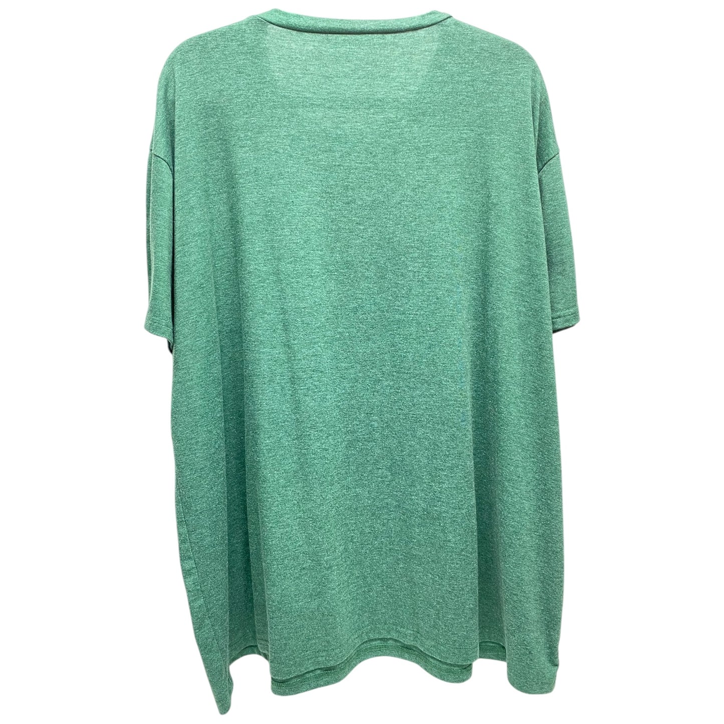 Top Short Sleeve Basic By Clothes Mentor In Green, Size: 3x