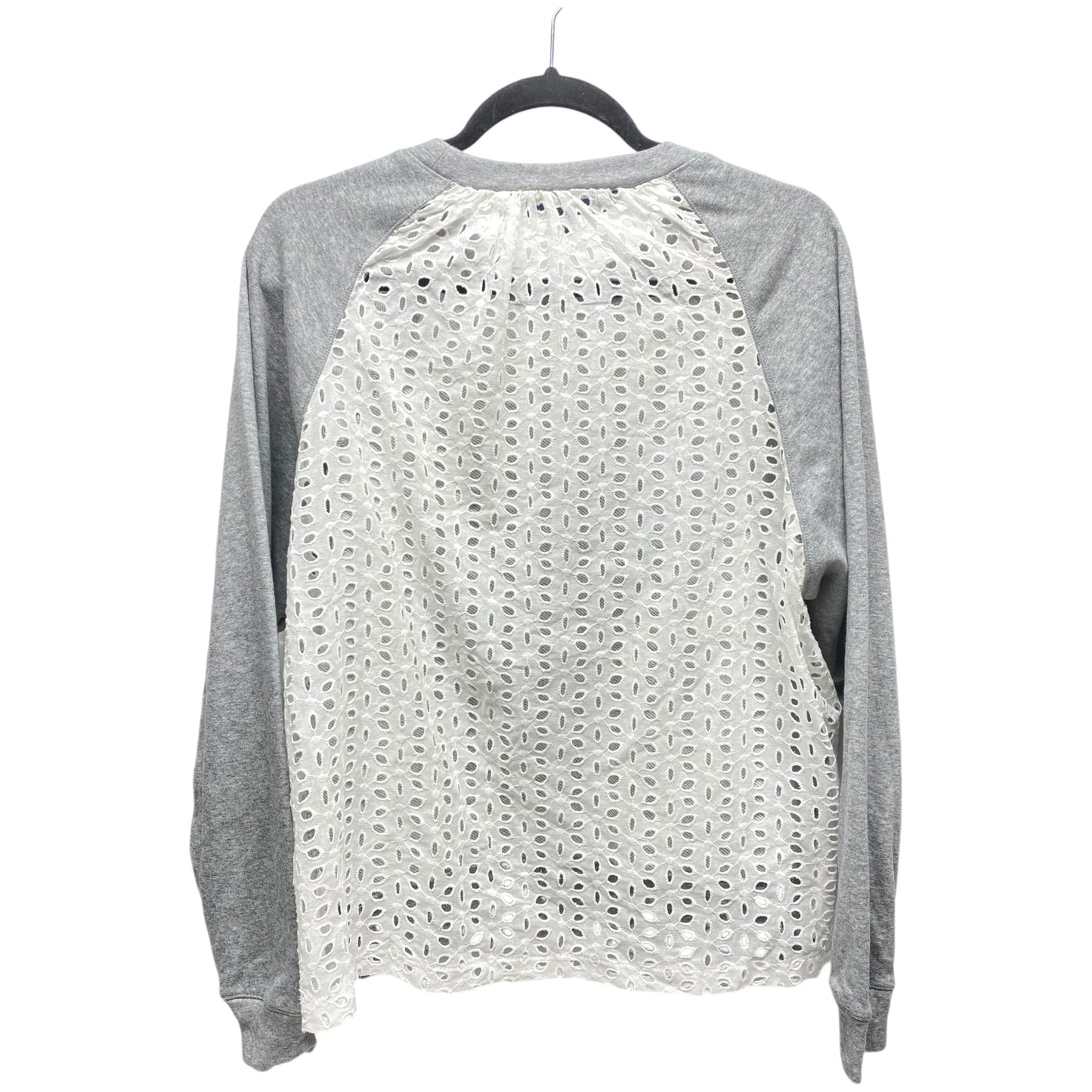 Sweatshirt Crewneck By Rachel Roy In Grey, Size: S