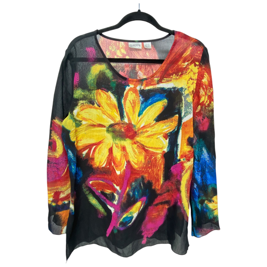 Top Long Sleeve By Chicos  Size: M