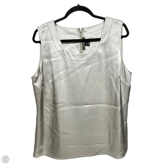 Blouse Designer By St John Collection In Silver, Size: 14