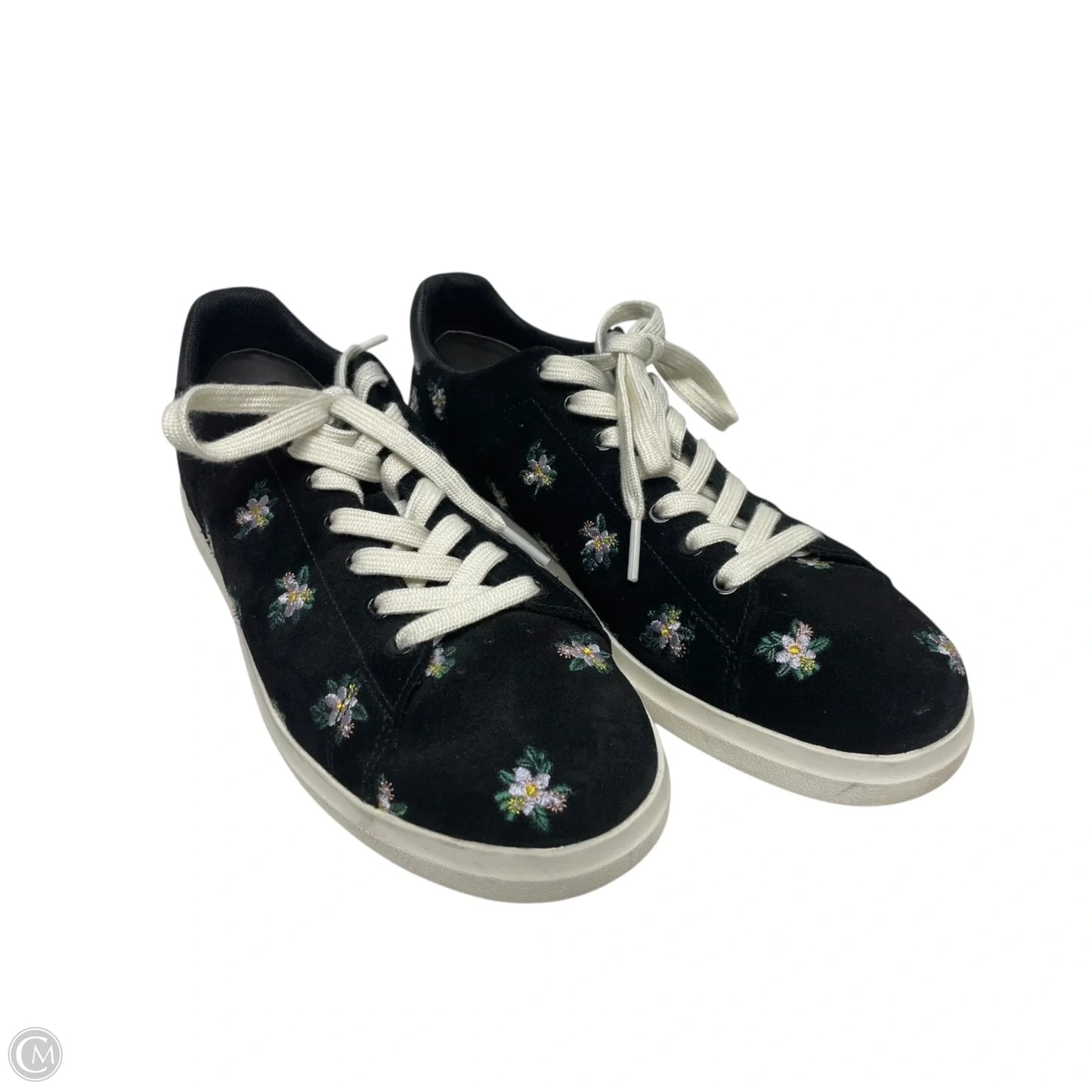Shoes Designer By Tory Burch In Black & White, Size: 9.5