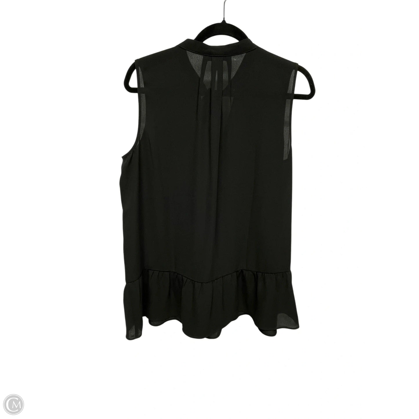 Top Sleeveless By Banana Republic In Black, Size: M