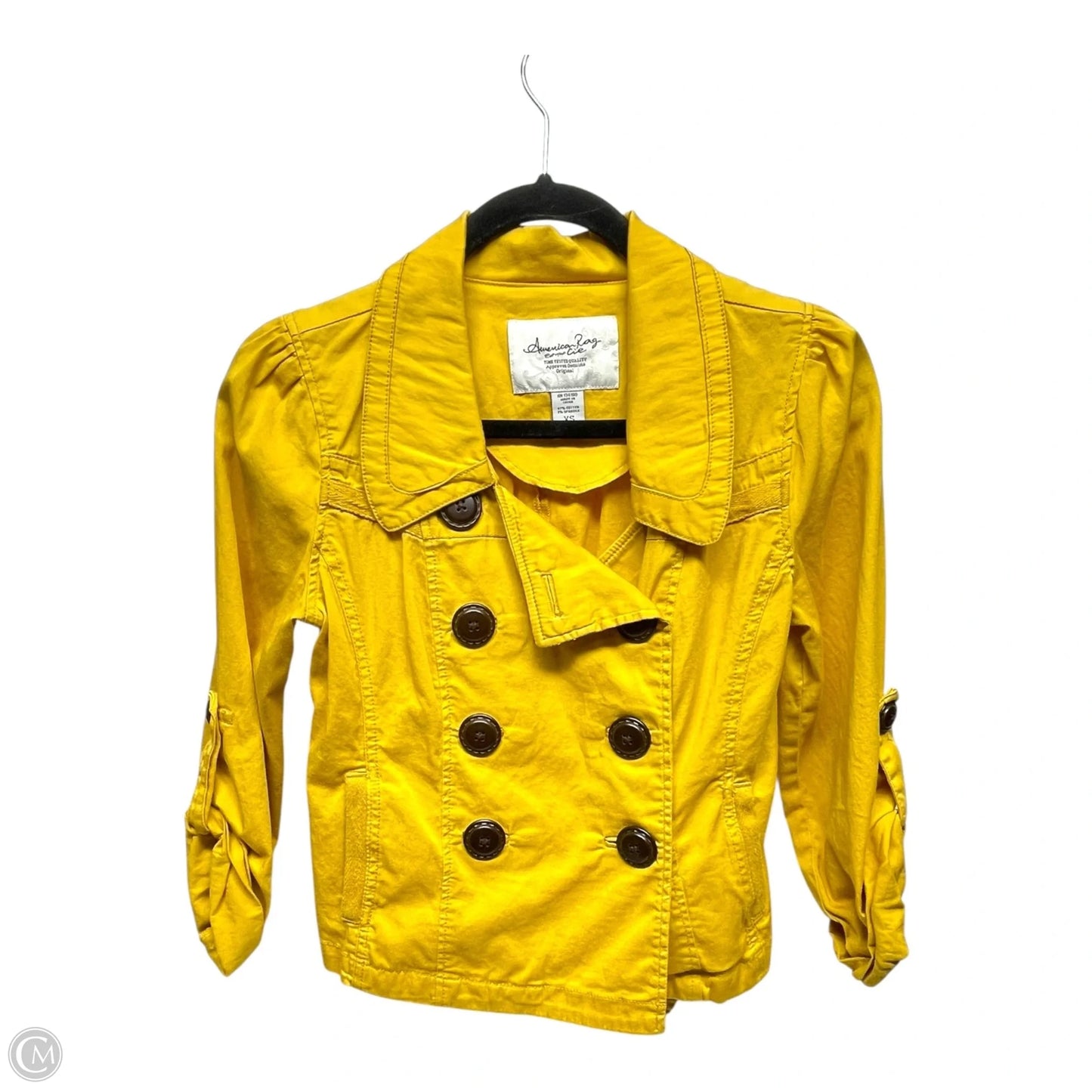 Jacket Denim By America Rag In Yellow, Size: Xs