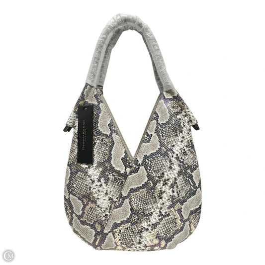 Handbag Leather By Donna Karan, Size: Large