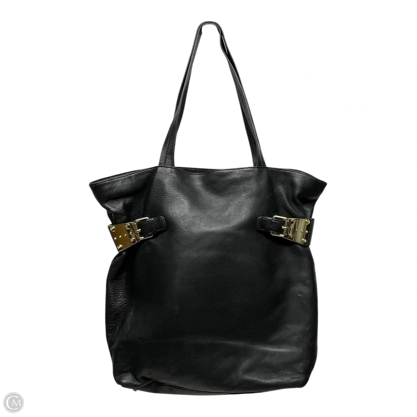 Handbag Leather By Vince Camuto, Size: Large