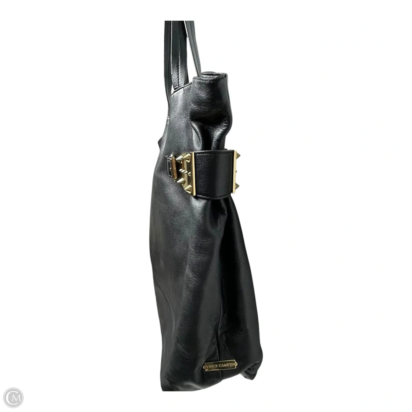 Handbag Leather By Vince Camuto, Size: Large