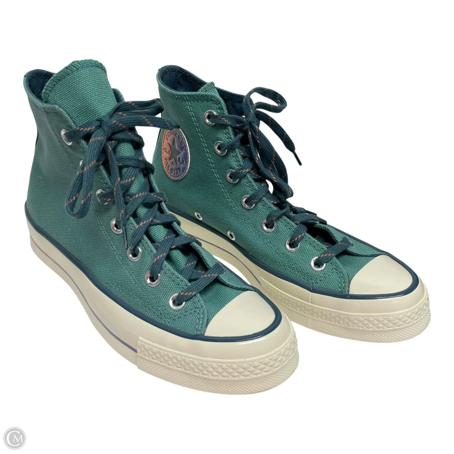 Shoes Sneakers Platform By Converse In Green, Size: 8