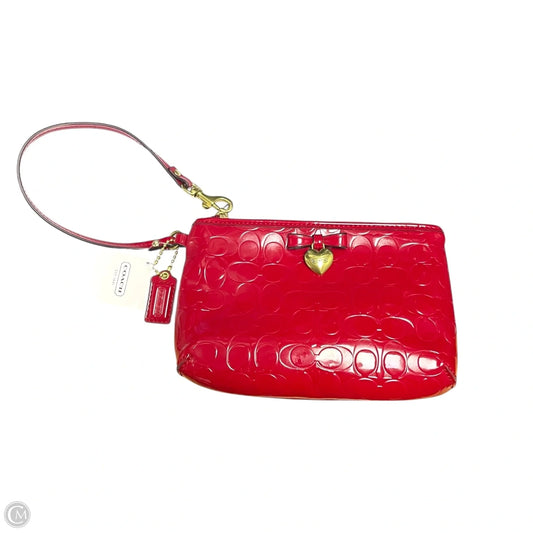 Wristlet Designer By Coach, Size: Medium