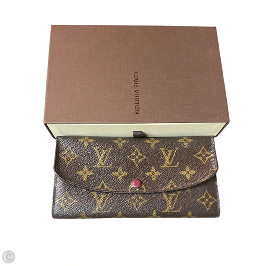 Wallet Luxury Designer By Louis Vuitton, Size: Large