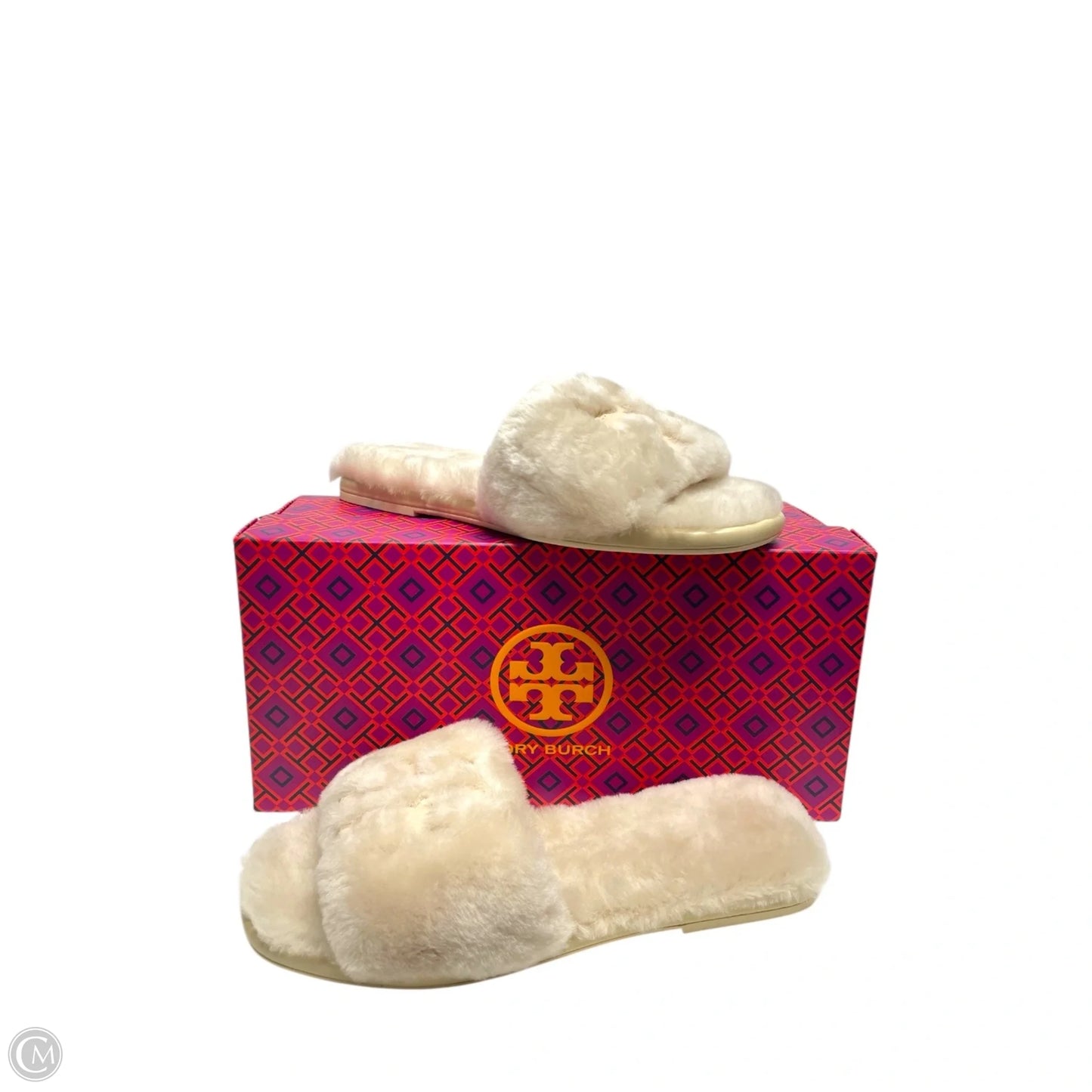 Sandals Designer By Tory Burch In Cream, Size: 6.5