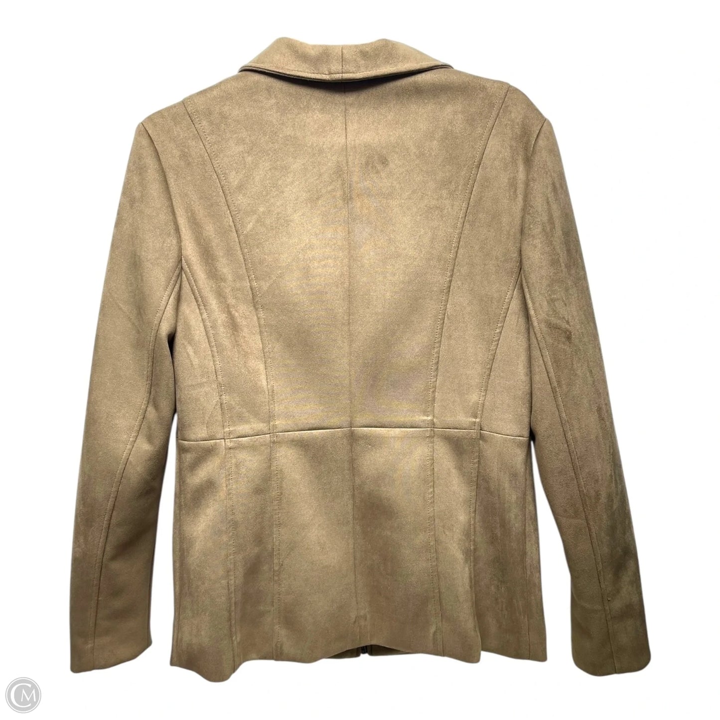 Jacket Moto By Andrew Marc In Brown, Size: S
