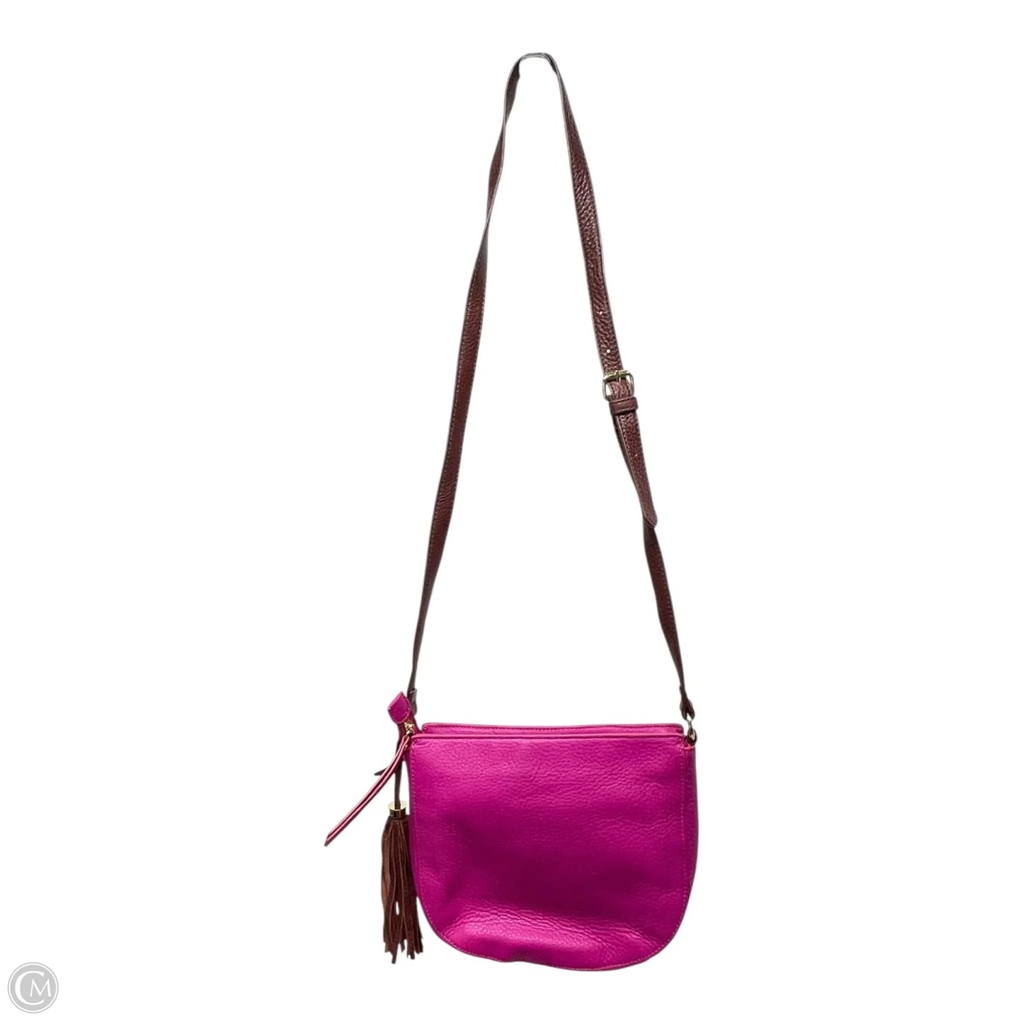 Crossbody Leather By Isaac Mizrahi, Size: Small