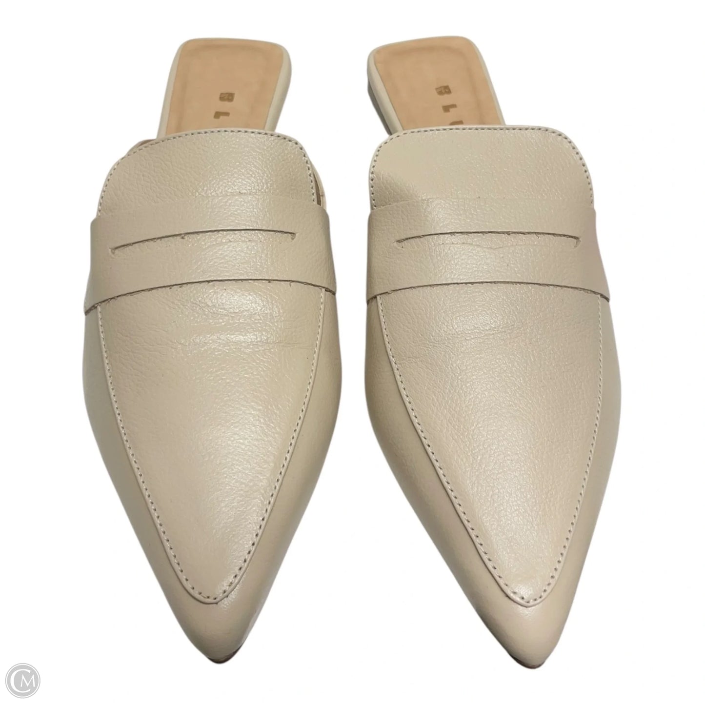 Shoes Flats By BLUME In Cream, Size: 6