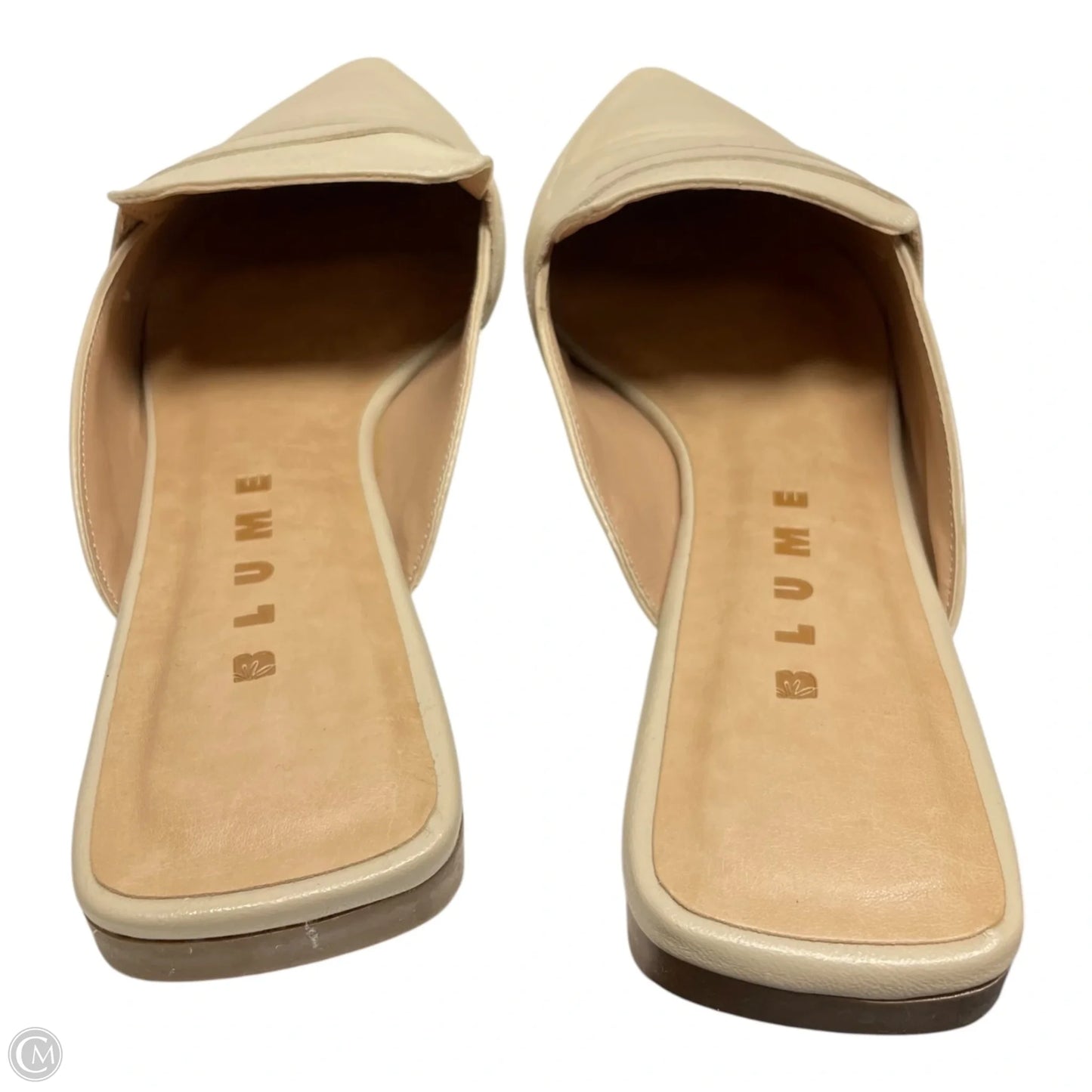 Shoes Flats By BLUME In Cream, Size: 6